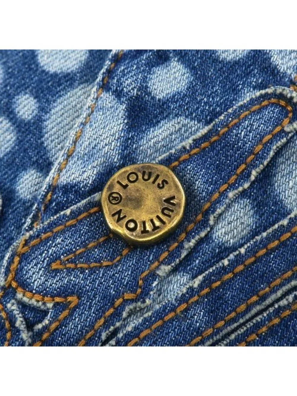 Louis Vuitton Yayoi Kusama Denim Shirt Yn4